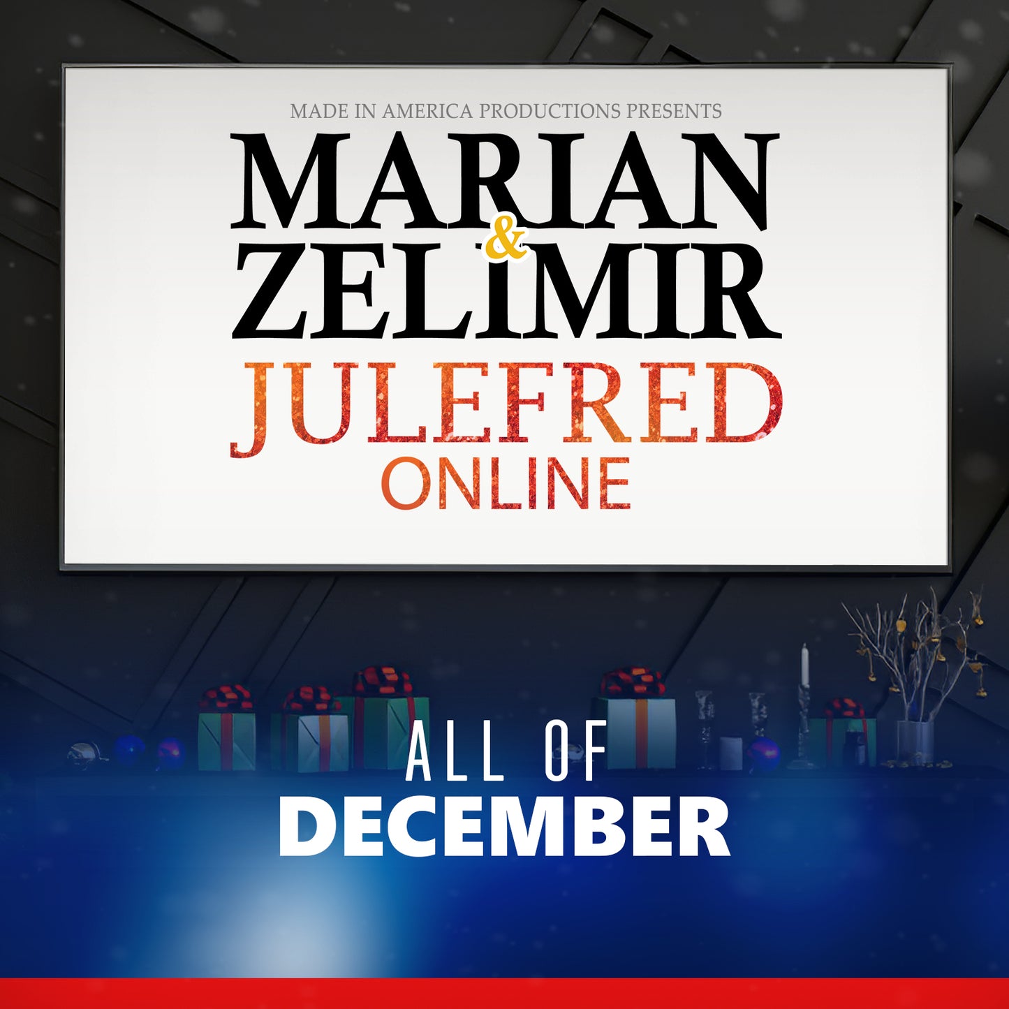 Stream Christmas ONLINE Concert with Marian Aas Hansen & Zelimir Kulisic