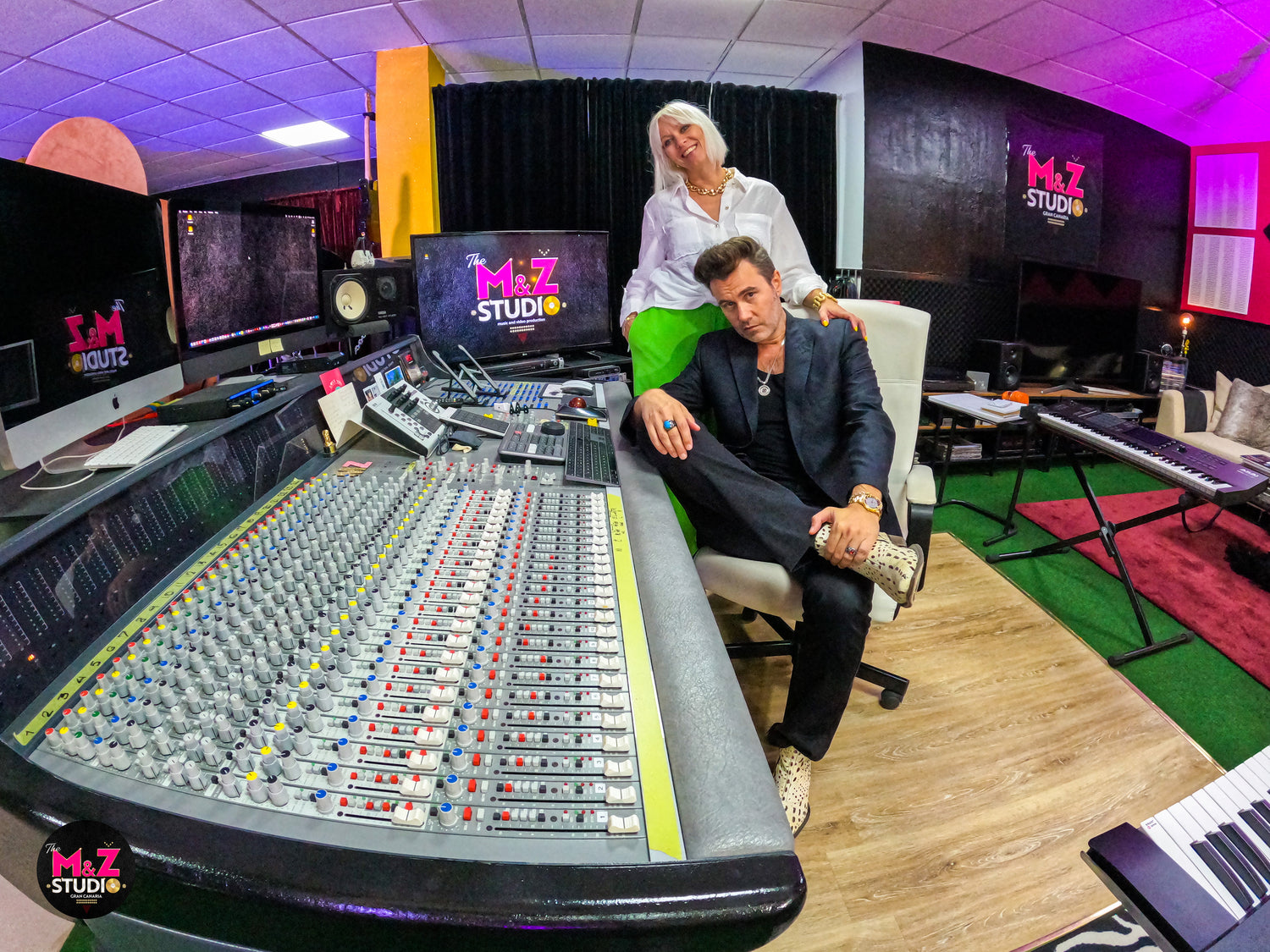 Marian Aas Hansen & Zelimir Kulisic at their M&Z Studio, Gran Canaria